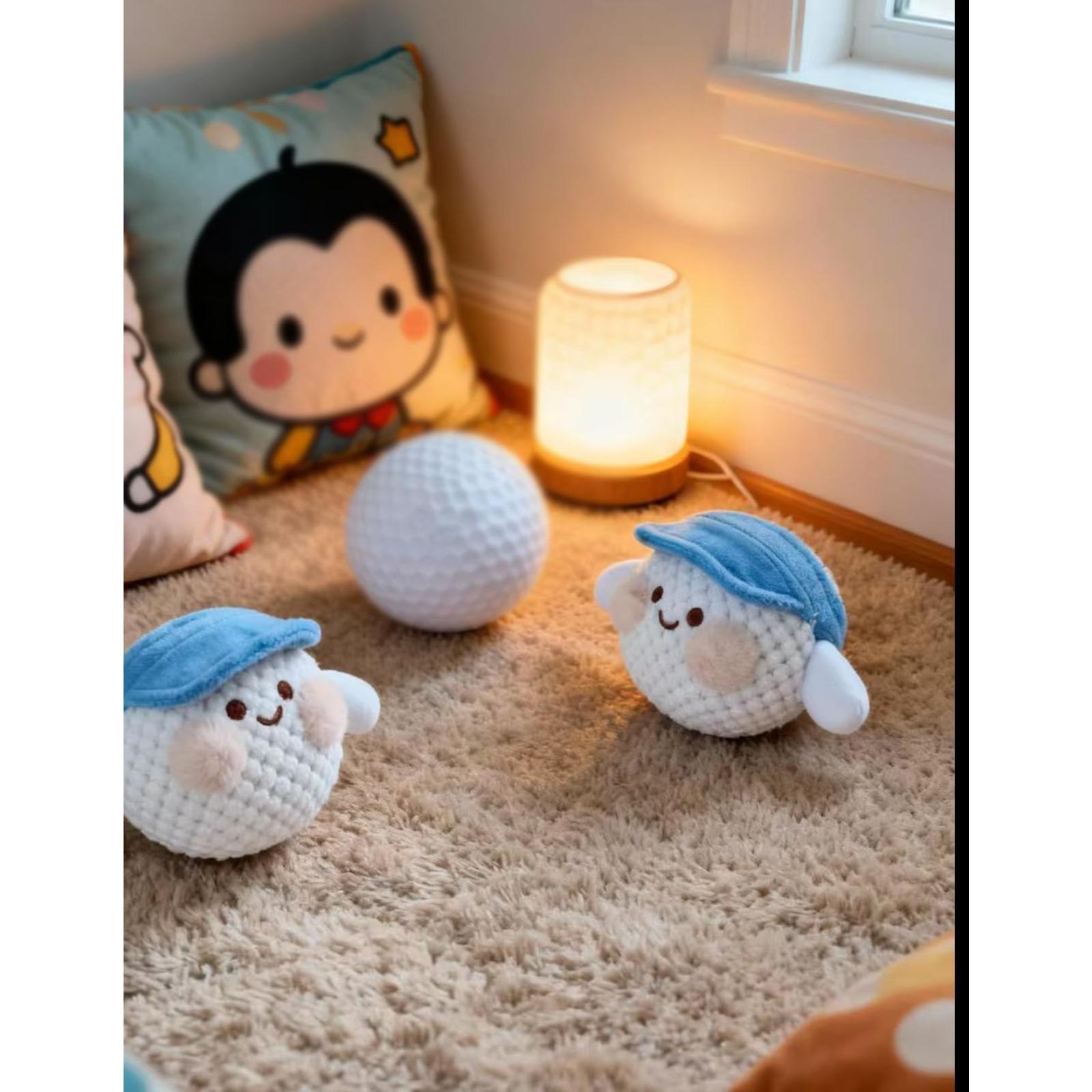 Soft Plush Ball Keychain Set – Cute Stuffed Keyring for Backpack, Squishy Toy Gift for Soccer Basketball Tennis Golf Rugby Billiards Baseball Lovers & Players