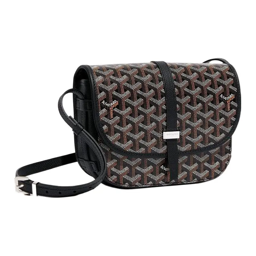 Goyard Belvédère Y-Print Adjustable Strap Crossbody Bag – Unisex Small Satchel in Multiple Colors
