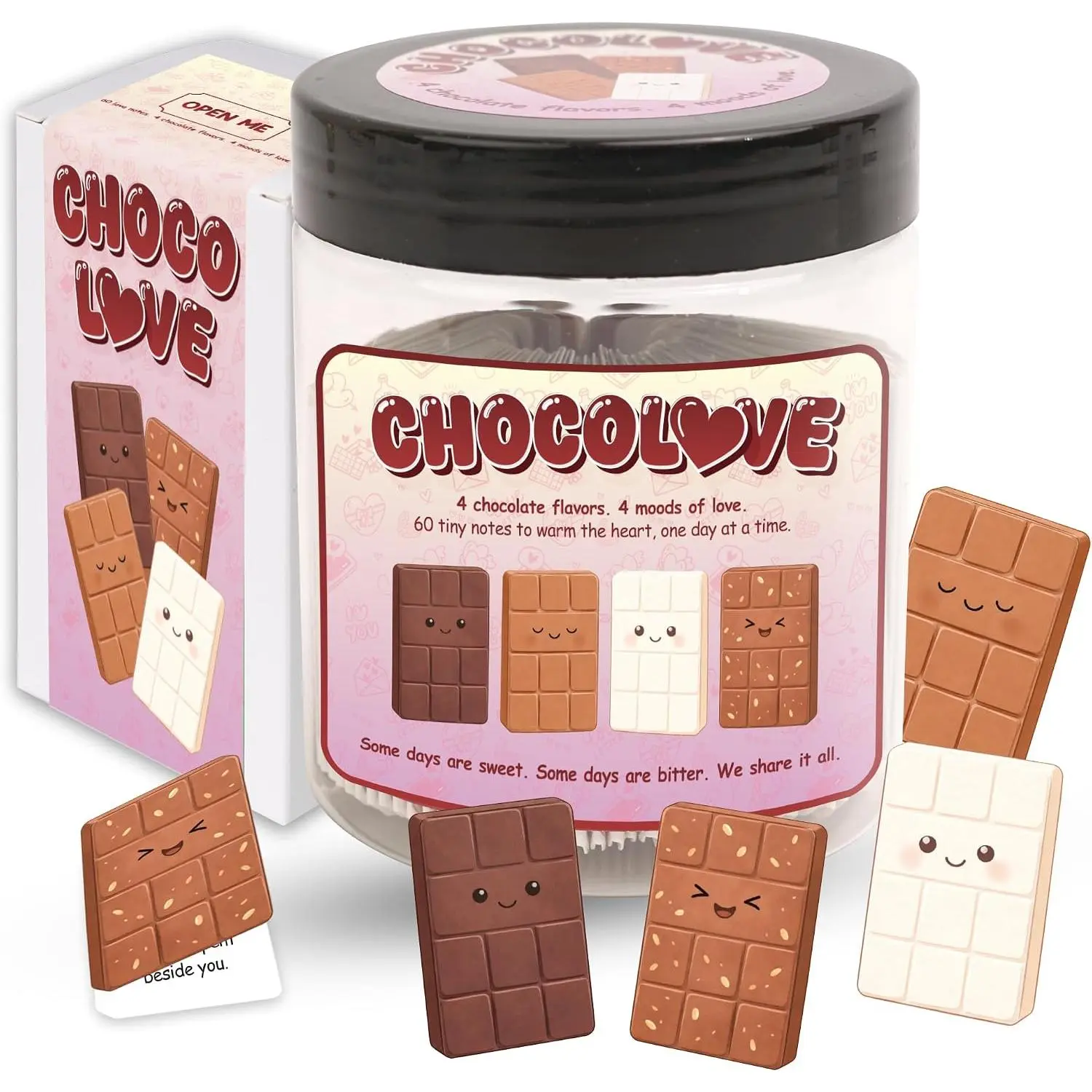 Verse Jar,  Day Gifts For Mom, Birthday Gifts For Women (Chocolove jar)