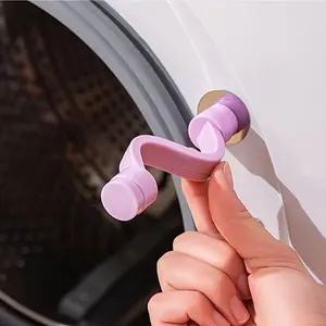 1pcs Magnetic Washing Machine Door blockage - Ventilated for Mold Prevention & Odor Control, Secure Anti-Pinch Design with Magnetic Attachment, Fits Front Load Machines