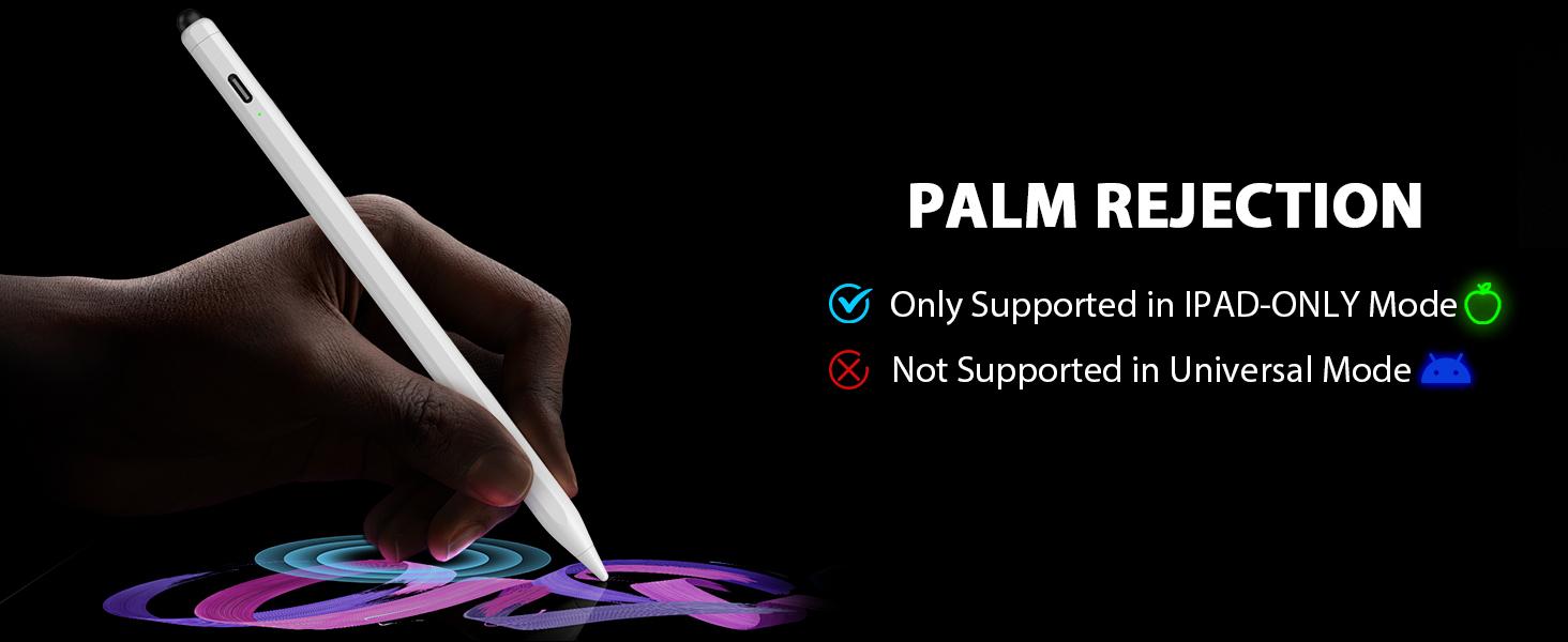 Penlike Universal Stylus Pen for iPad, iPhone, Android, 2 in 1 Fast Charge Active Stylus Pen for Touchscreen, Fine Tip, High Sensitivity, Magnetic Stylist Pencil for Samsung, Other Android Phones, Tablets