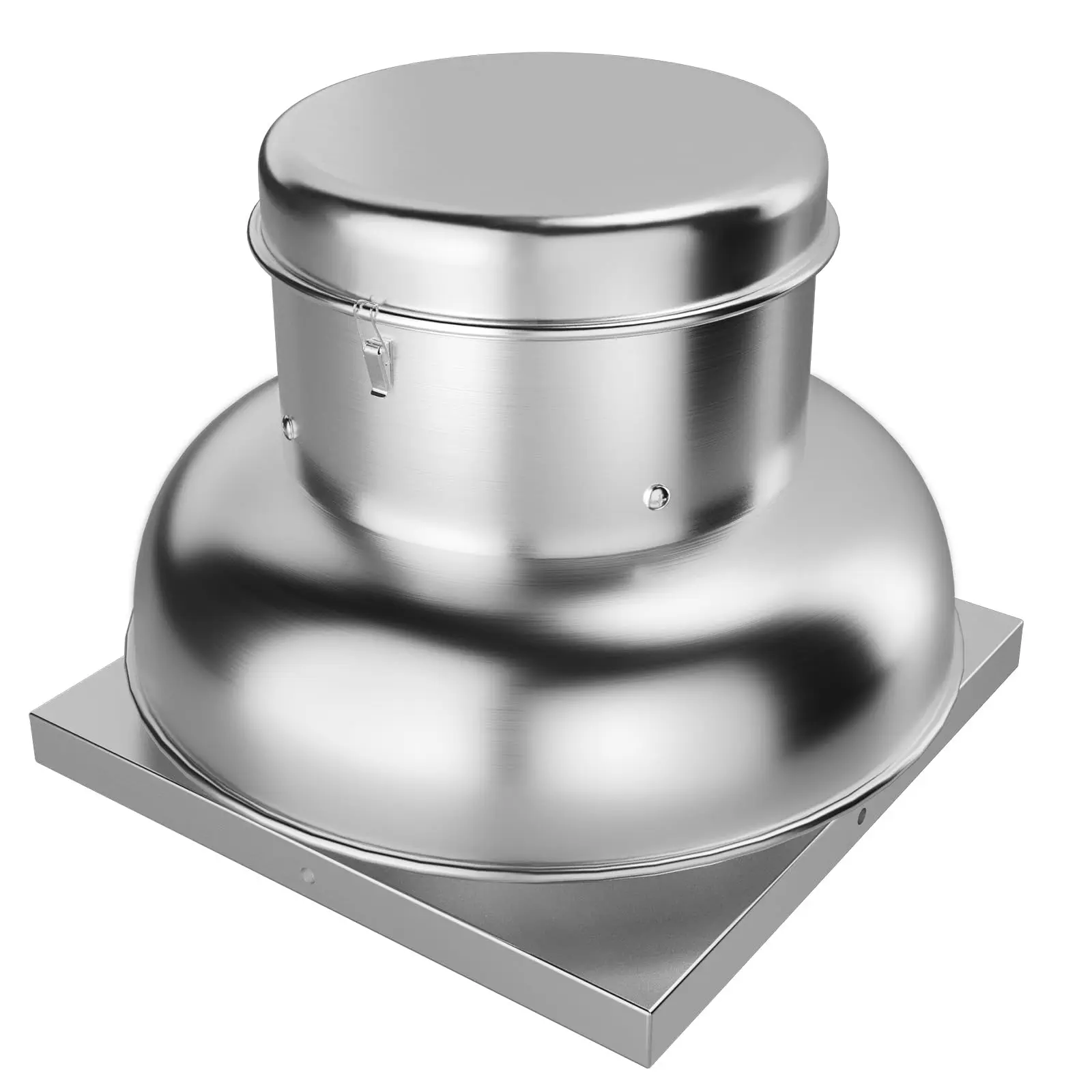 1400 CFM Upblast Roof Exhaust Fan, Direct Drive Commercial Ventilation Fan with Upgraded Motor and 24.05 Inch Base, Quiet Weather-Resistant Roof Vent for Restaurant, Factory and Warehouse Use