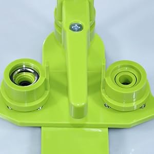 Button Maker Machine, (3rd Gen) Installation-Free 25mm(1 in) DIY Pin Button Maker Press Machine Kit, Badge Press Machine with Free 500pcs Button Parts&Pictures&Circle&Book