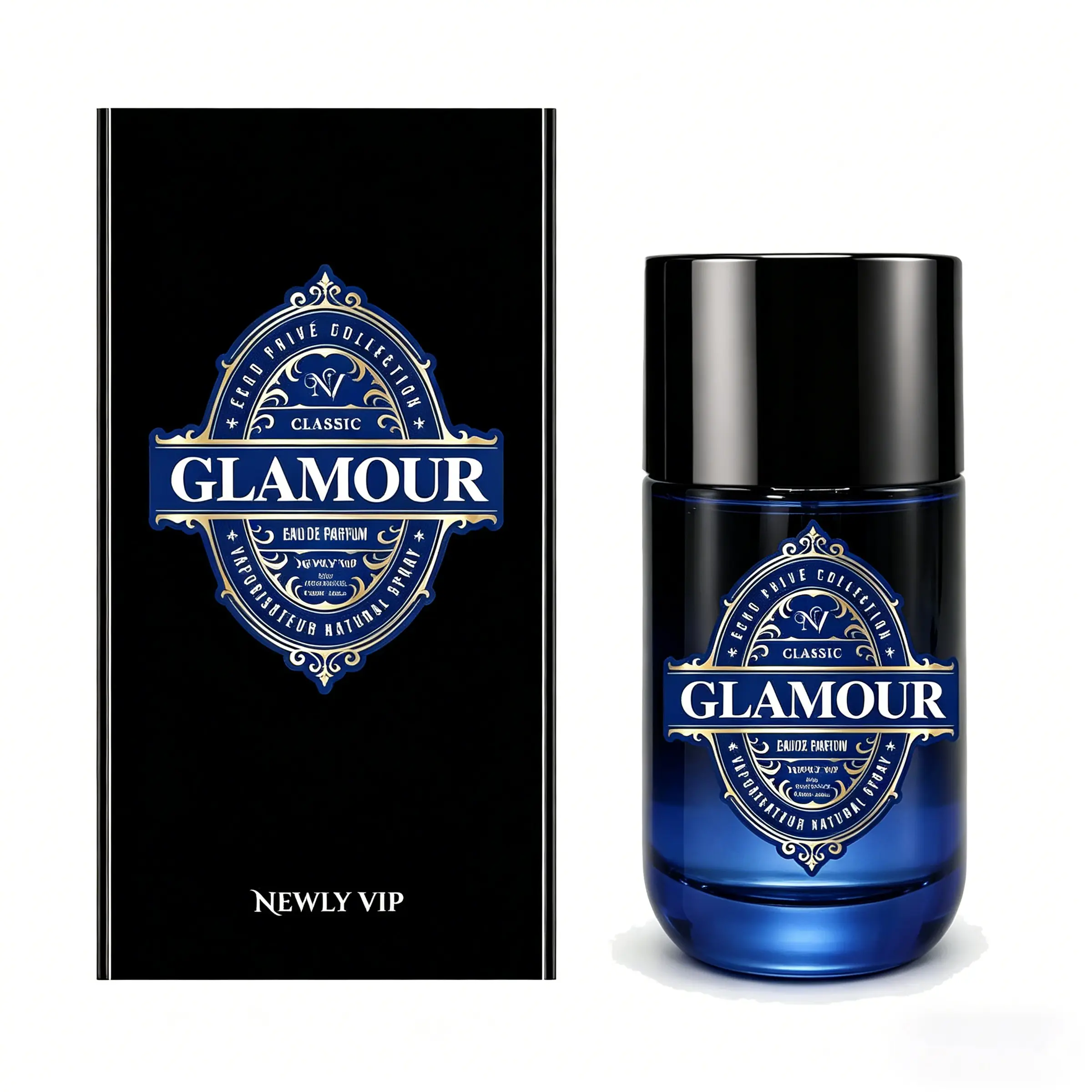 Gourmand Floral Warm Perfume for Men, Oriental Eau de Parfum 100ml – GLAMOUR, Long-Lasting Bold Fragrance, Gift for Him