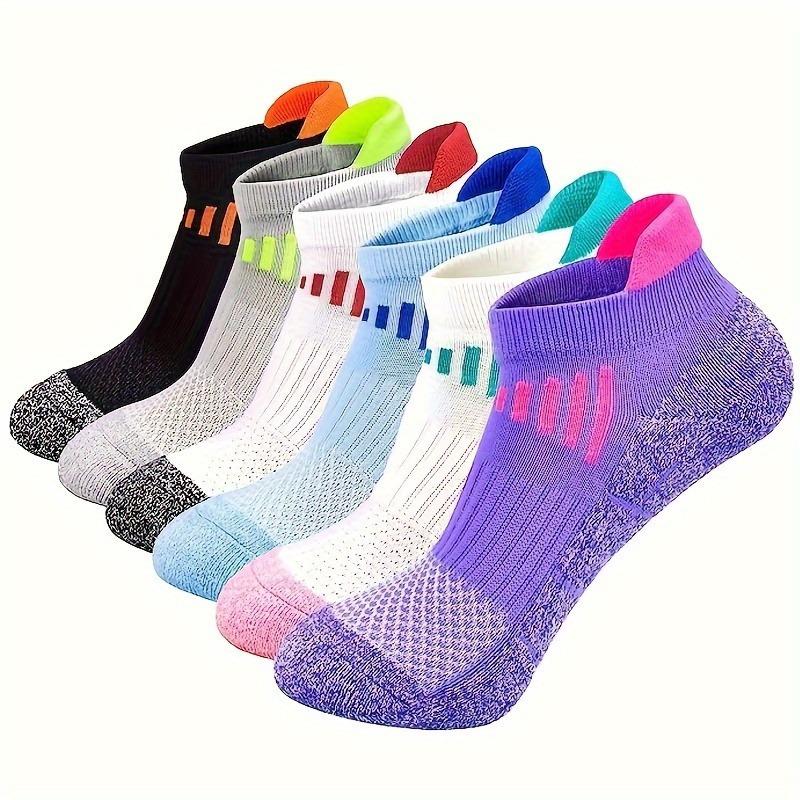 6/12/18/32 Pairs of Women's Sports Tight Socks, Low Cut Breathable, Comfortable, Non Slip and Moisture Absorbing Socks, Suitable for Running and Outdoor Sports and Leisure All Year Round Slim Fit Socks SpringStatements