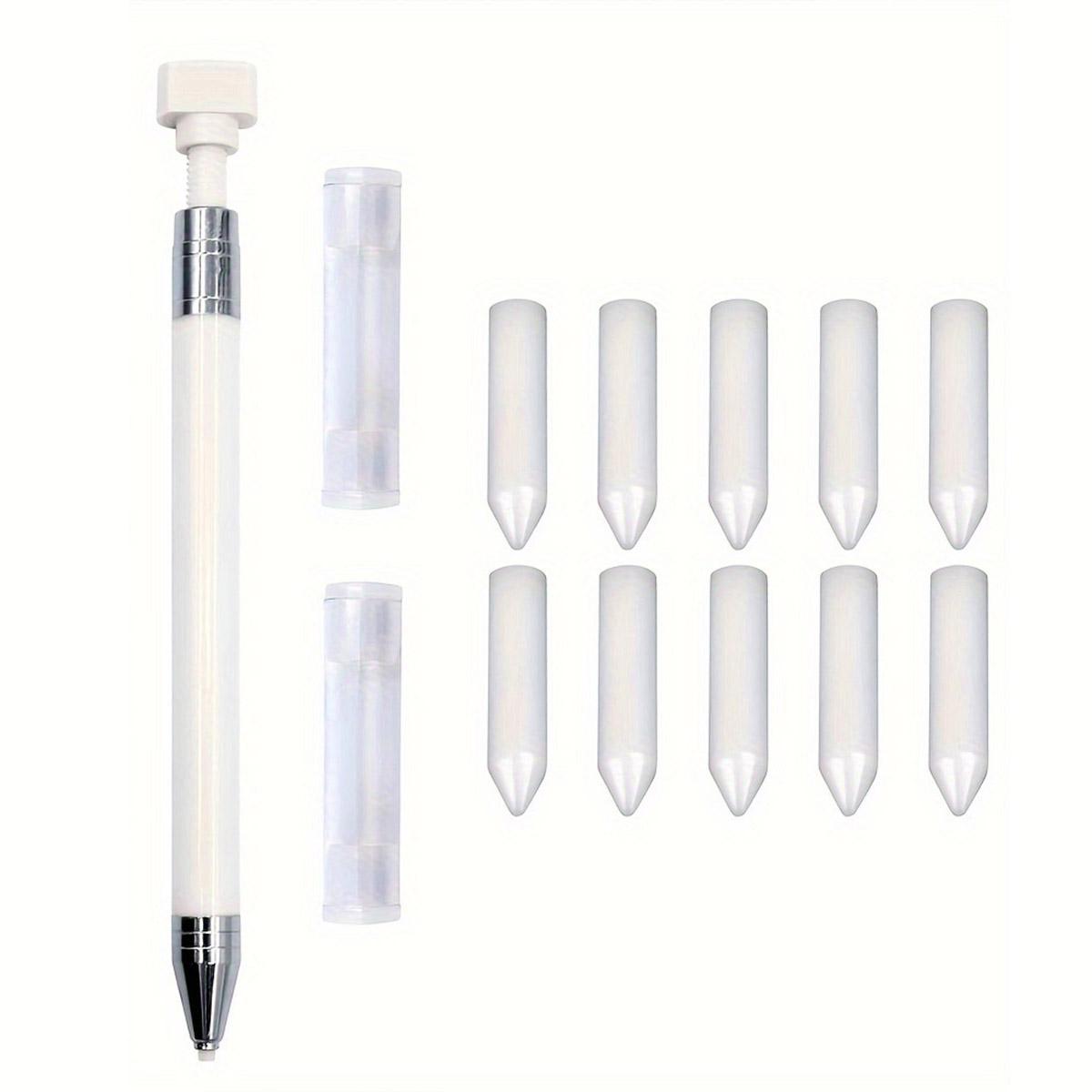 Diamond Art Painting Pen Set, 1 Count Adhesive Pen & 10pcs Replaceable Wax Tip, DIY Diamond Arts Colorful Painting Tool for Home School Office, Christmas Gift, Mother's Day Gift, Gift for Mom!
