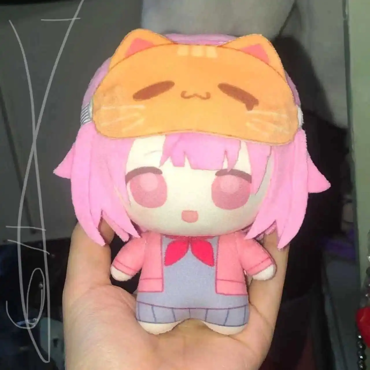 10cm Cute Cotton Doll, 2026 Hot Project Sekai Otori Emu & Hanasato Minori Anime Soft Body Mascot, Plush Backpack Pendant Keychain, Classic Novelty Toy Birthday Gift