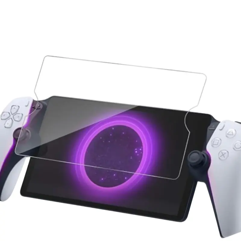 DealsForYouDays Screen Protector Tempered Glass for PlayStation Portal Remote Player 8 inch, Transparent HD Clear Anti-Scratch, Durable, enhance gaming, ps5 gear, father's day gift, Accessories