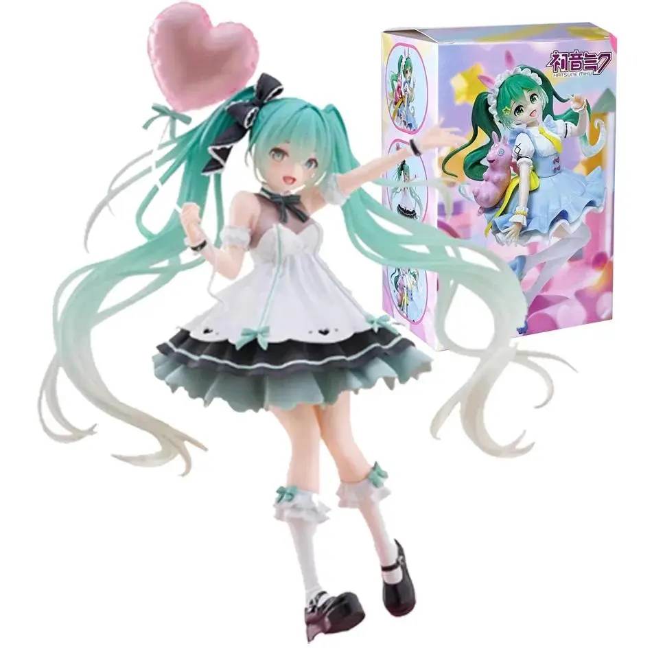Bandai Hatsune Miku 2025 Birthday Party AMP Figure Anime Action Model Collectible Toy Gift