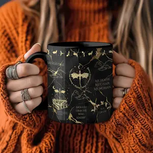 Fourth Wing Bookish Dragon Ceramic Coffee Mug, Viral BookTok Xaden Riorson Romantasy Tea Cup, Sentimental Book Lover Gift For Wife Fourth Wing Fan Birthday Anniversary Christmas Galentine Book Club Present