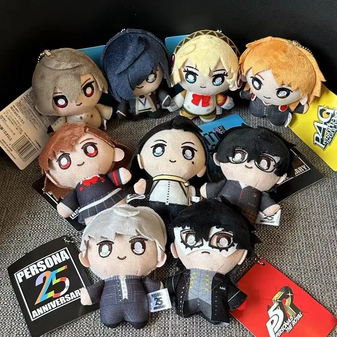 10CM HOT Persona Plush Toy 25th Anniversary Joker Shiomi Kotone Yuuki Makoto Cosplay Anime Plushie Pendant Kids Christmas Gifts