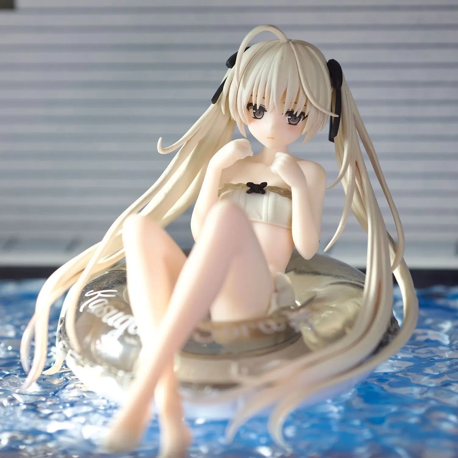 Swim Ring Sister Handmade Model, Spring Day Nozomi Swimsuit Beautiful Girl, Anime Figure Collection, Secondary Dimension Decoration