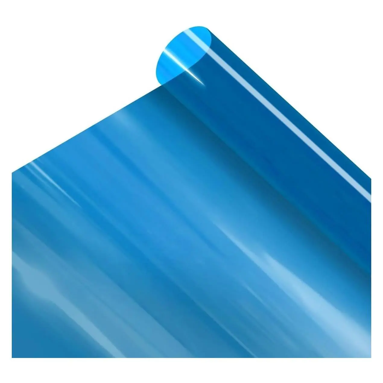 Blue Transparent Vinyl Window Tinting Sheets (1.49ft x 5ft)Gift