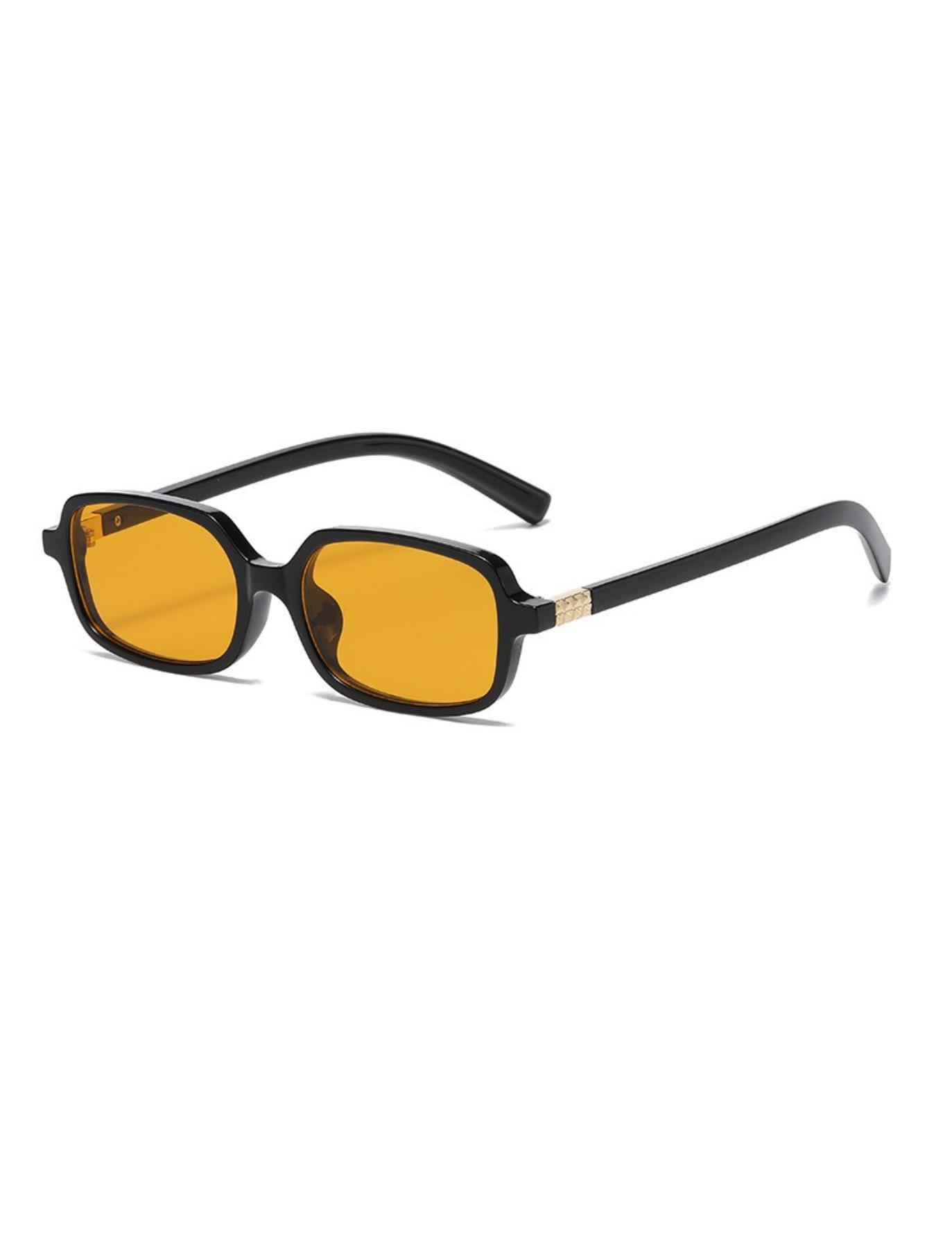 Unisex Vintage Sunglasses, Trendy Casual Sunglasses for Everyday Use, Fashion Accessories for Outdoor Activities