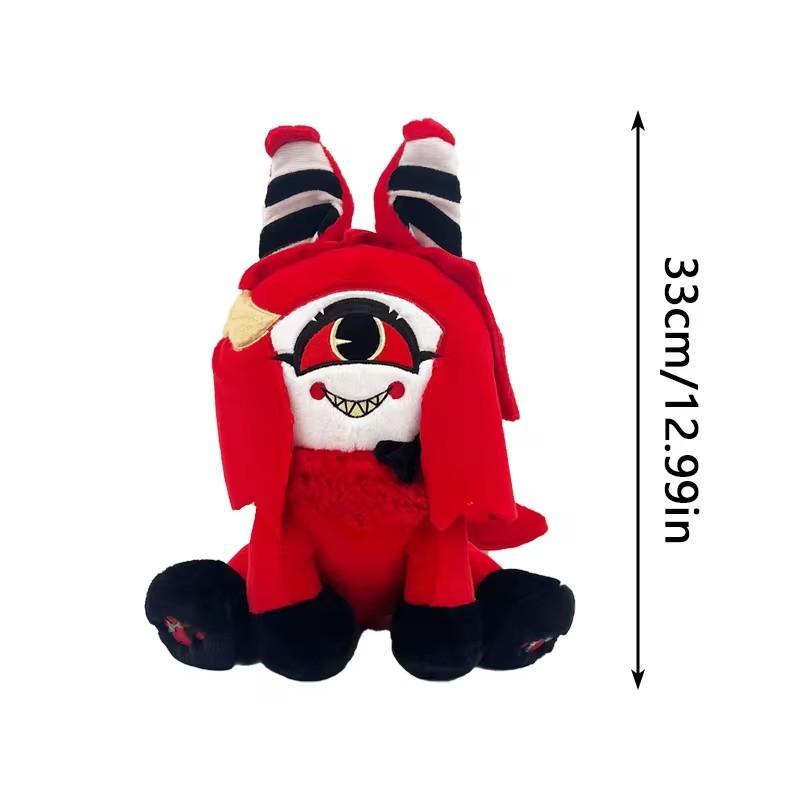 Hot Cat Plush Toy Funny Angel Dust Alastor TV Fans Collecting Gift Cute Cotton Stuffed Plush Doll Kids for Birthday Present