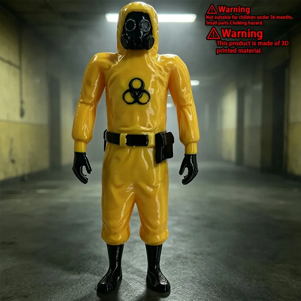 2026 Horror Theme Escape Backrooms Character Action Figure, The Researcher & Party Pooper Collectible Model Game Themed Desktop Decor For Horror Fans Collectors Gift