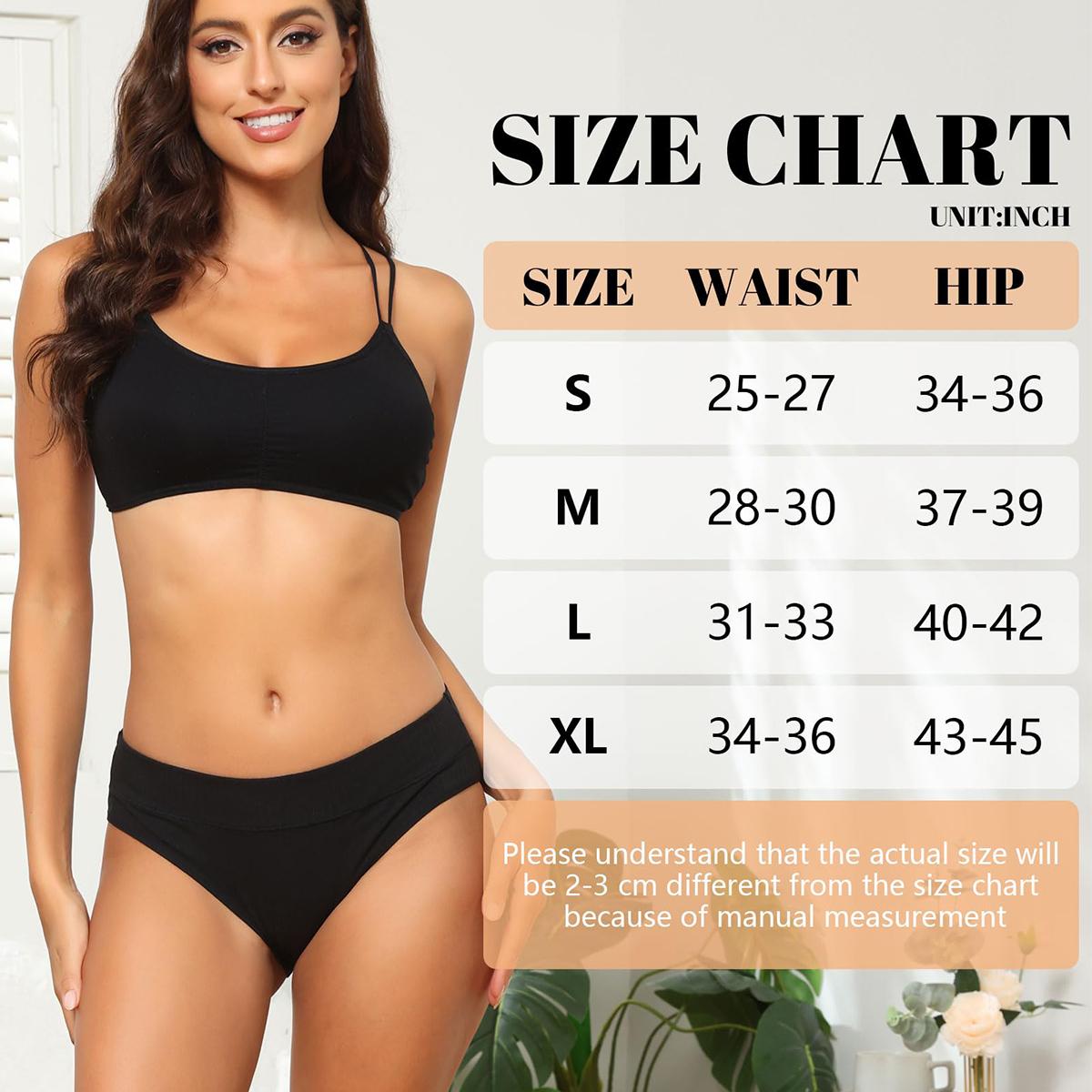 LEVAO Womens Cotton Hipster Underwear Mid Rise Plus Size Panties Cheeky Breathable Soft 6 Pack SpringStatements