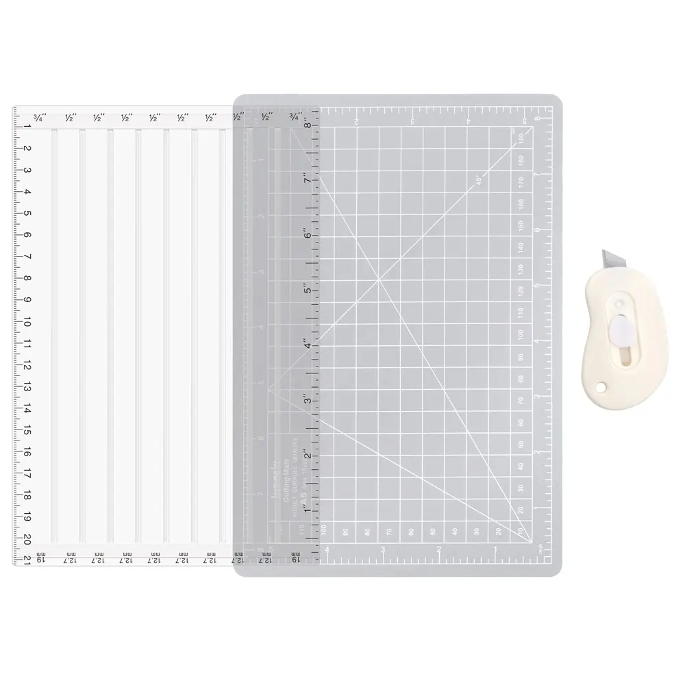 Quick Trimmer for Foil and Paper with Blade; Craft Foil Paper Cutters; Easy Sentiment Strips Trimming Tools for trimming thin paper strips Easy to trim crafting foil to size