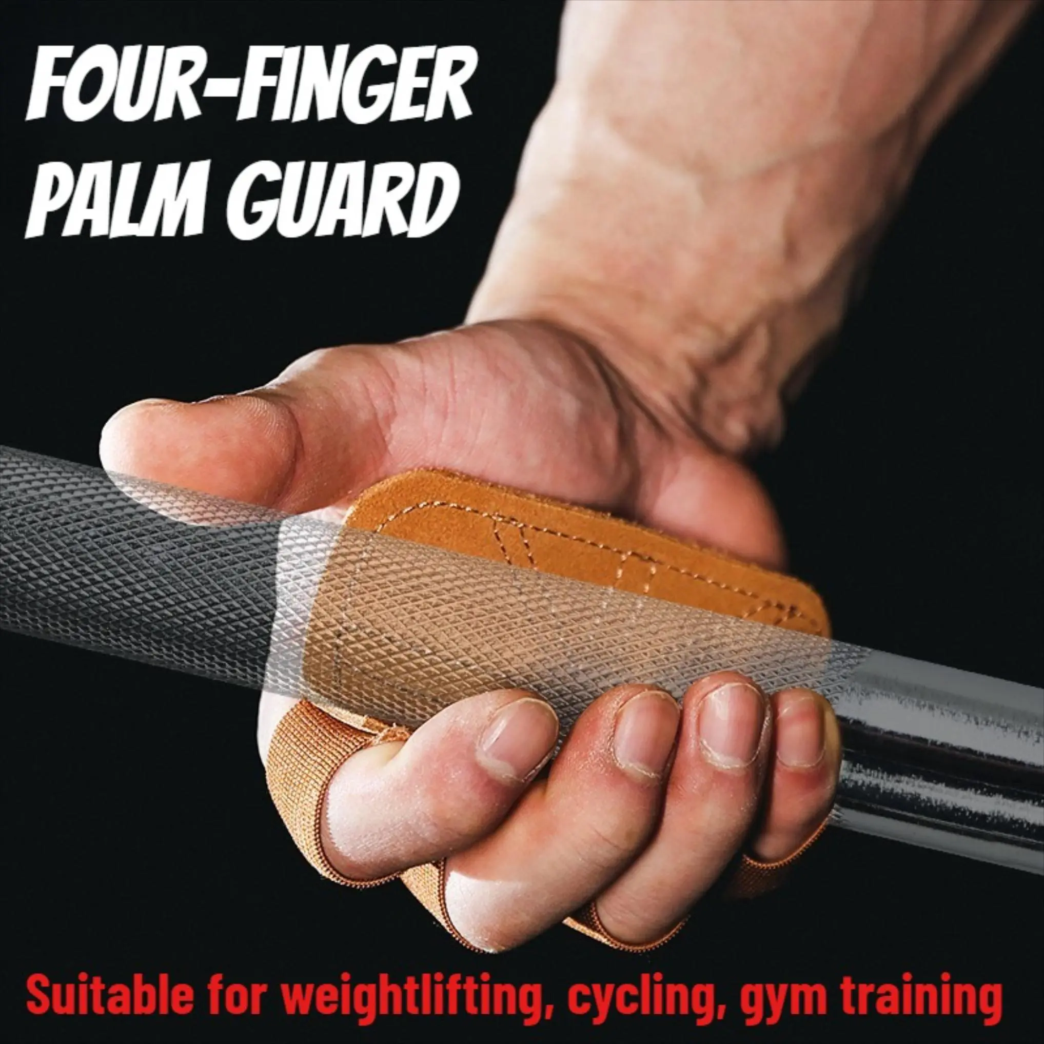 Breathable Half-Finger Gym Gloves for Men & Women – Anti-Slip Workout Gloves for Weight Lifting, Cycling, Fitness Training, Full Palm Protection