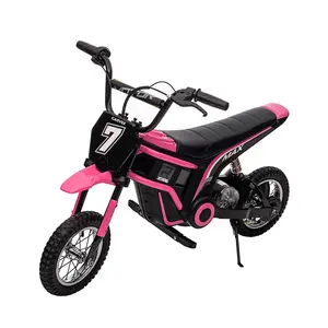 24V 350W Kids Electric Dirt Bike - 3-Speed Off-Road Motorcycle, Rear-Wheel Drive, Up to 14.29 MPH, Shock-Absorbing Suspension, Battery Powered Ride-On Toy for Boys & Girls Ages 5-17