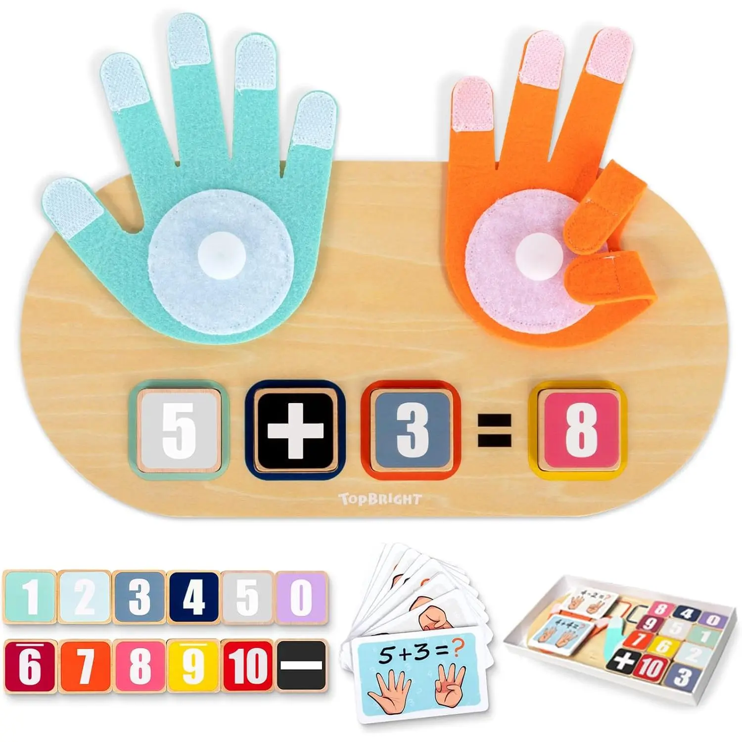 Preschool Number Blocks Counting Toy for Toddlers 3-5 Year Old Boys Girls, Montessori Math Manipulatives, Educational Learning Gift with Storage Boxfidget toys