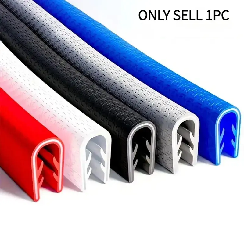Car Door Edge Guard Trim Strip, Universal Anti-Collision Adhesive Car Door Protector, Soundproof & Dustproof Vehicle Door Entry Guard, Automotive Car & Truck Accessories, Car Accessory