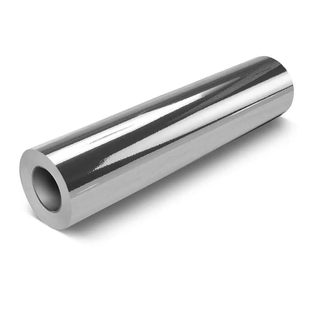 Chrome Silver Gloss DECO65 Permanent Adhesive Craft Vinyl for Cricut, Silhouette & Cameo (12" x 50ft)