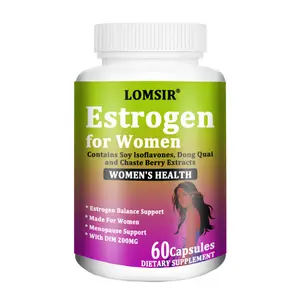 Estrogen Supplement for Women - 200mg DIM Supplement for Women - Diindolylmethane with Soy Isoflavones, Dong Quai and more - Support for Hormone, Menopause - 60 Capsules