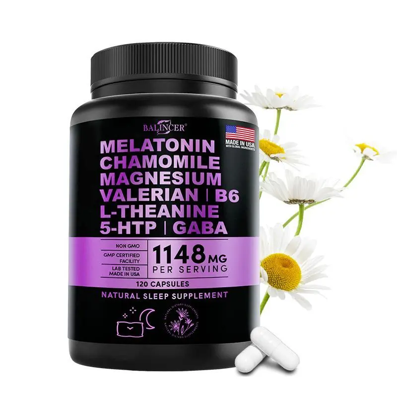 Balincer Melatonin Health Supplement, Support Health Sleep, Support Immune Health, 120 Capsules Balincer Melatonin Health Supplement, Support Health Sleep, Support Immune Health, 120 Capsules