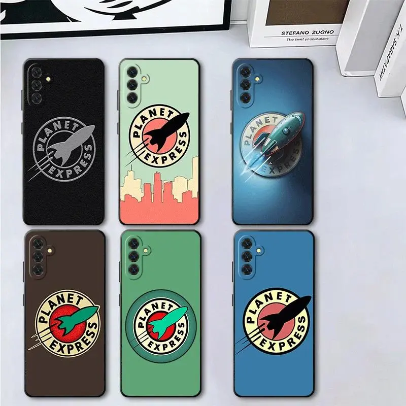 Futurama Planet Express Cartoon Soft Phone Case For iPhone 11-17 Pro Max/Plus & Samsung Galaxy S23-S25 Protective Back Cover Gift