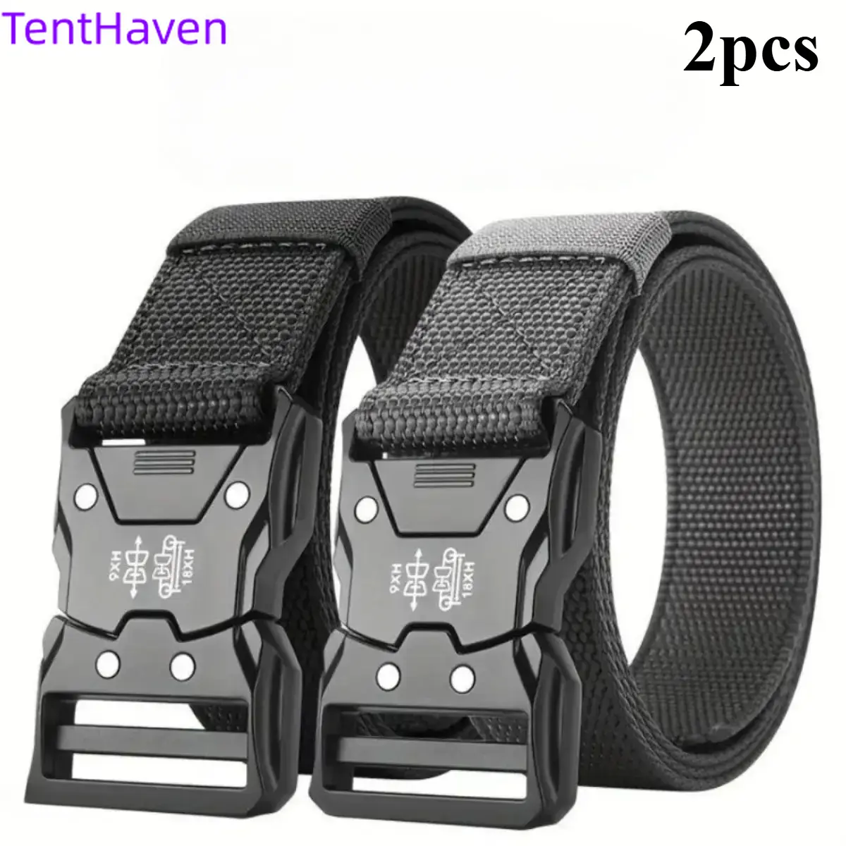 2026 New Rugged Functional Men's Heavy Duty Tactical Pants - Outdoor Accessories, Stretch Waist Belt, 1-Click Quick-Release Buckle, Elastic Band, Durable Abrasion-Resistant Webbing, Casual Free Fit for Outdoor Workwear, Military Training, Adults, Female