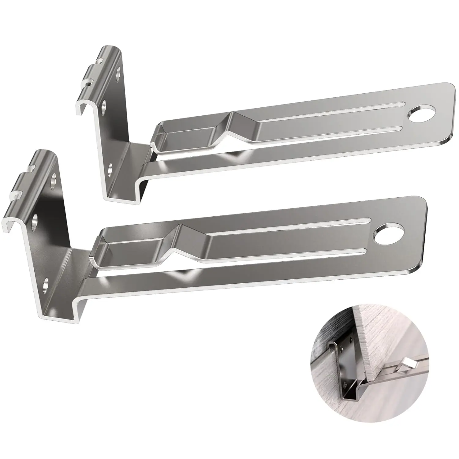 GJANSH Siding Installation Tools, Stainless Steel Siding Gauge for 5/16-Inch Fiber Cement Board, 2 Pieces, Silver summerwins