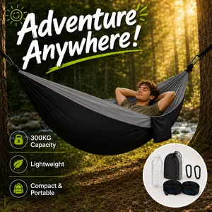 Ultralight Camping Hammock Portable Lightweight Hammock For Outdoor Camping Hiking Backpacking Backyard 140 X 270 CM