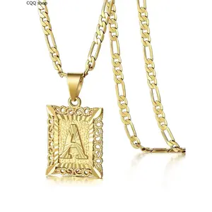 Unisex A-Z Letter Pendant Necklace, Punk Style Jewelry for Parties & Daily Wear, Fashionable Versatile Gift Idea, Perfect Birthday Present