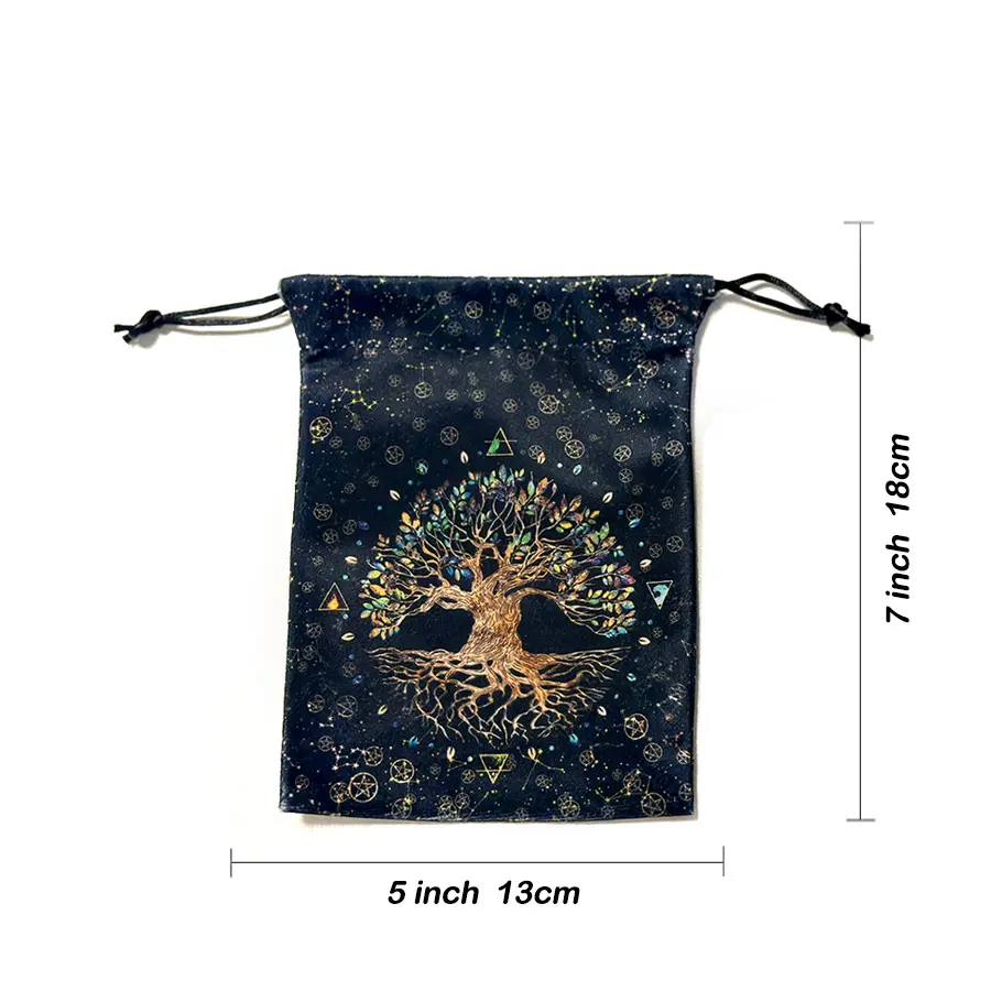 Premium Bohemian-Style Velvet Tote Bag with Vintage Tree Motif - Ideal for Casual Events, Gifting (Home & Festive Party Supplies)