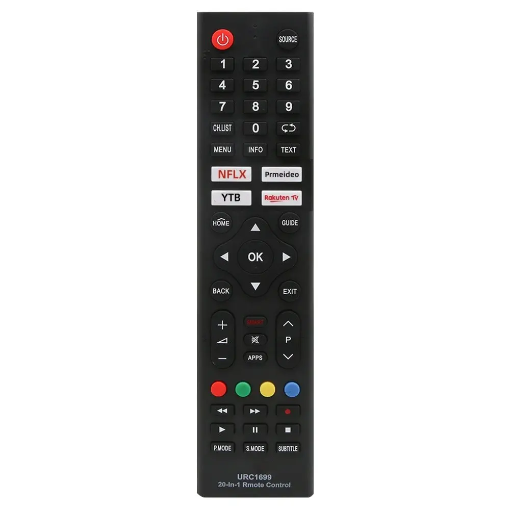 Universal URC-1699 Remote Control For Samsung For Sony For  Philips For  Sharp For  Panasonic For Toshiba For Hisense For Skyworth For Sanyo TVs