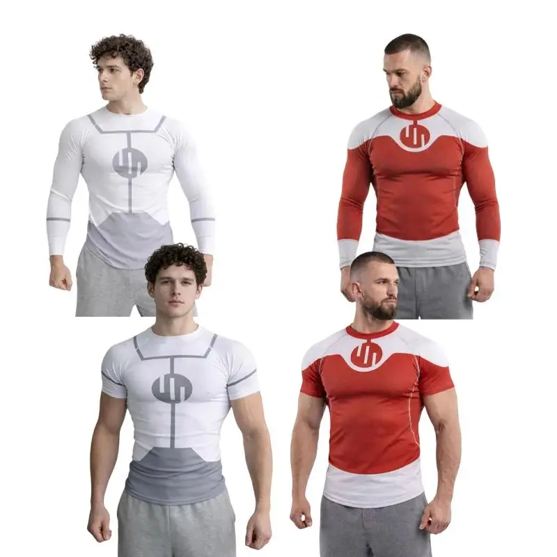 Invincible Viltrumite Cosplay Rash Guard T-Shirt - Martial Arts BJJ MMA Gym Clothing, Male/Female Long/Short Sleeve Diving RashGuard Costume