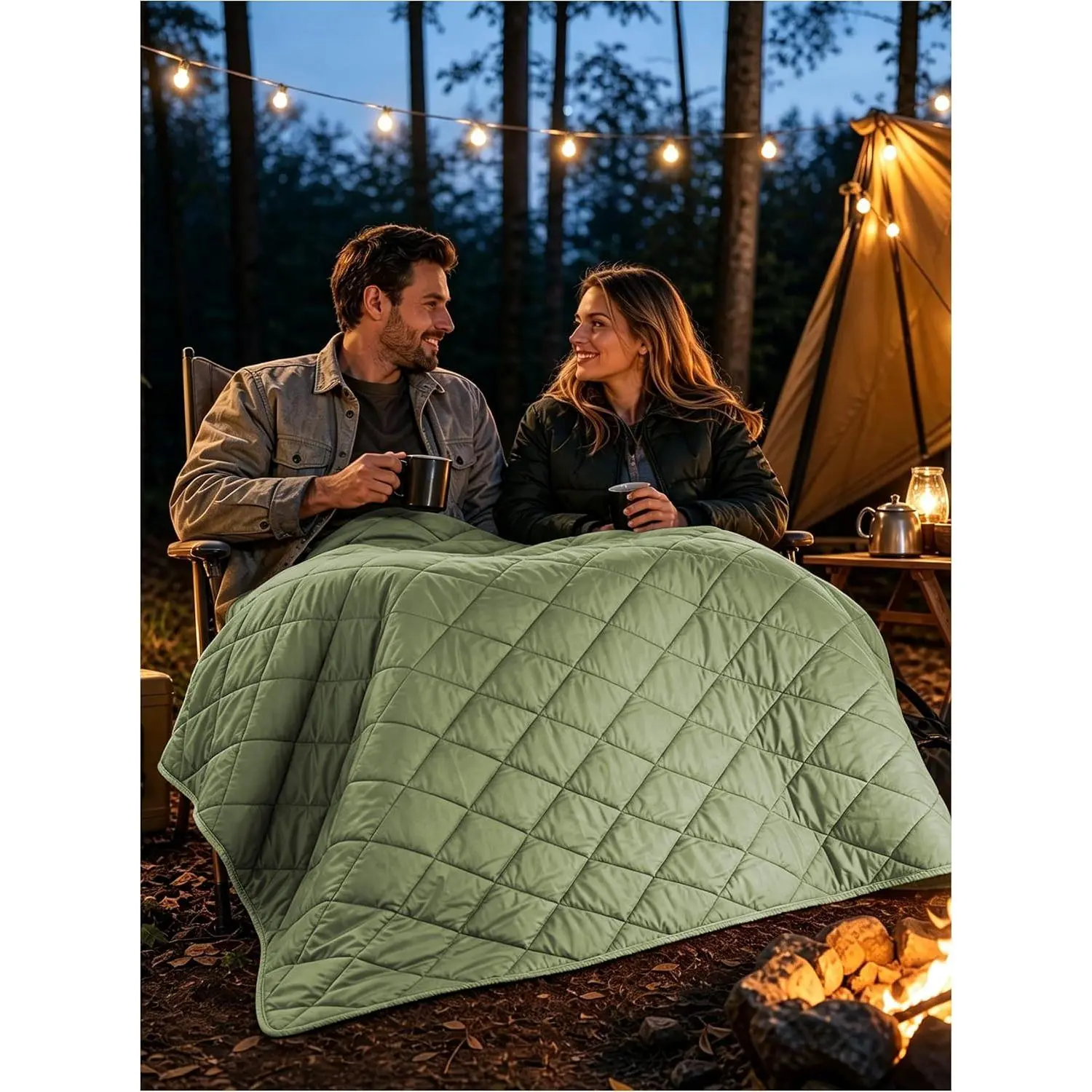 Heated Blanket  Operated, Portable Electric Heat Shawl Throw Hoodie | Cordless&Wearable,With 12V  and  Power Outlet,Up to 158℉,Heat Outdoor Camping Blanket for Stadium,Traveling,Picnics