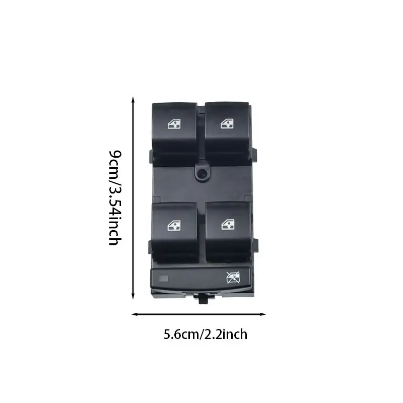 Cruze 14-15 Window Switch Assembly, Front Left Driver Side Electric Window Control Unit, Oe Code 20917580, Replacement Part