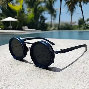 Adjustable Nd9 Filter Sunglasses, UV Protection Polarized Sun Glasses, Customizable Lens Shades, Stylish Outdoor Eyewear