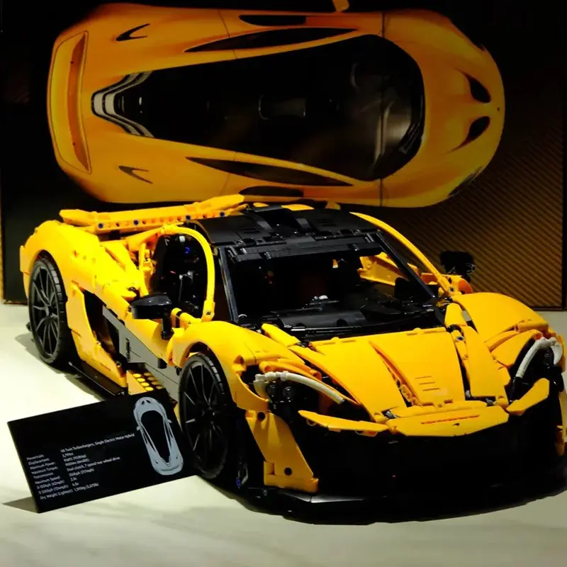 3893Pcs McLaren P1 Technical Building Blocks P1 Super Racing Car 1:8 Sports 42172 Car Bricks Toys Set Assemble Model Kids Gifts Boys Gifts Diy Building Block