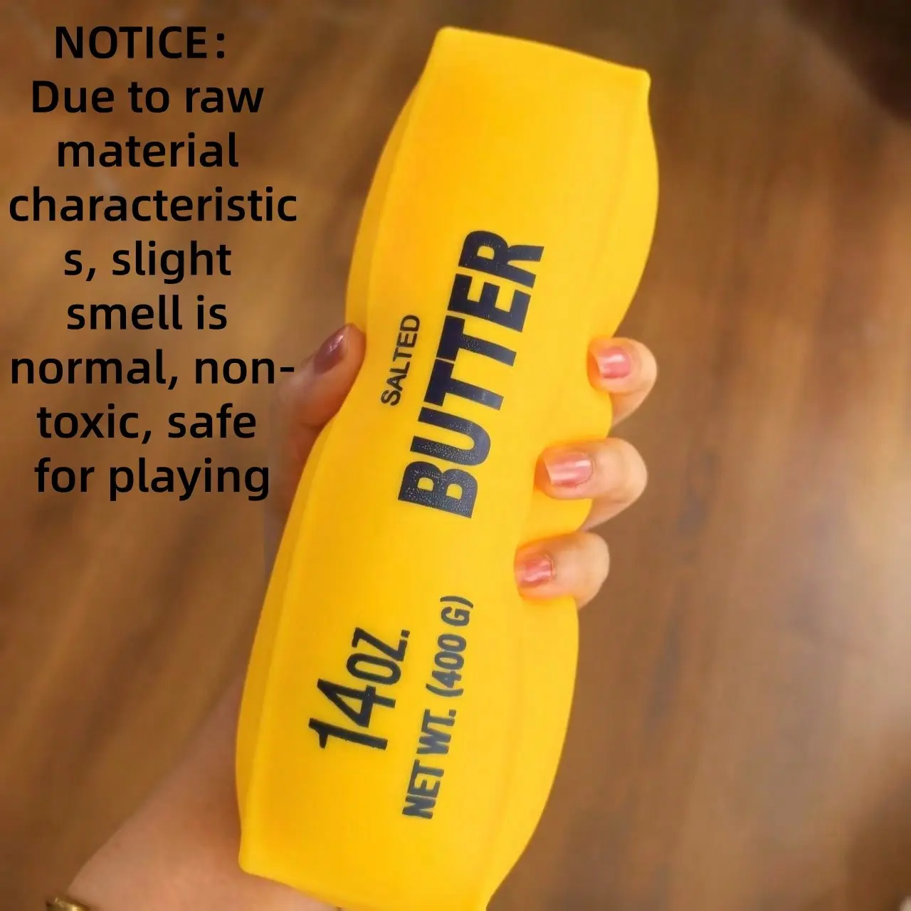 22cm Giant Butter Stick Tpr Squeeze Toy, Slow Rebound Stress Relief Finger Toy, Soft Toy for Anxiety Relief, Squishy Fidget Toy, Stress Relief Aid, Sensory Fidget Tool