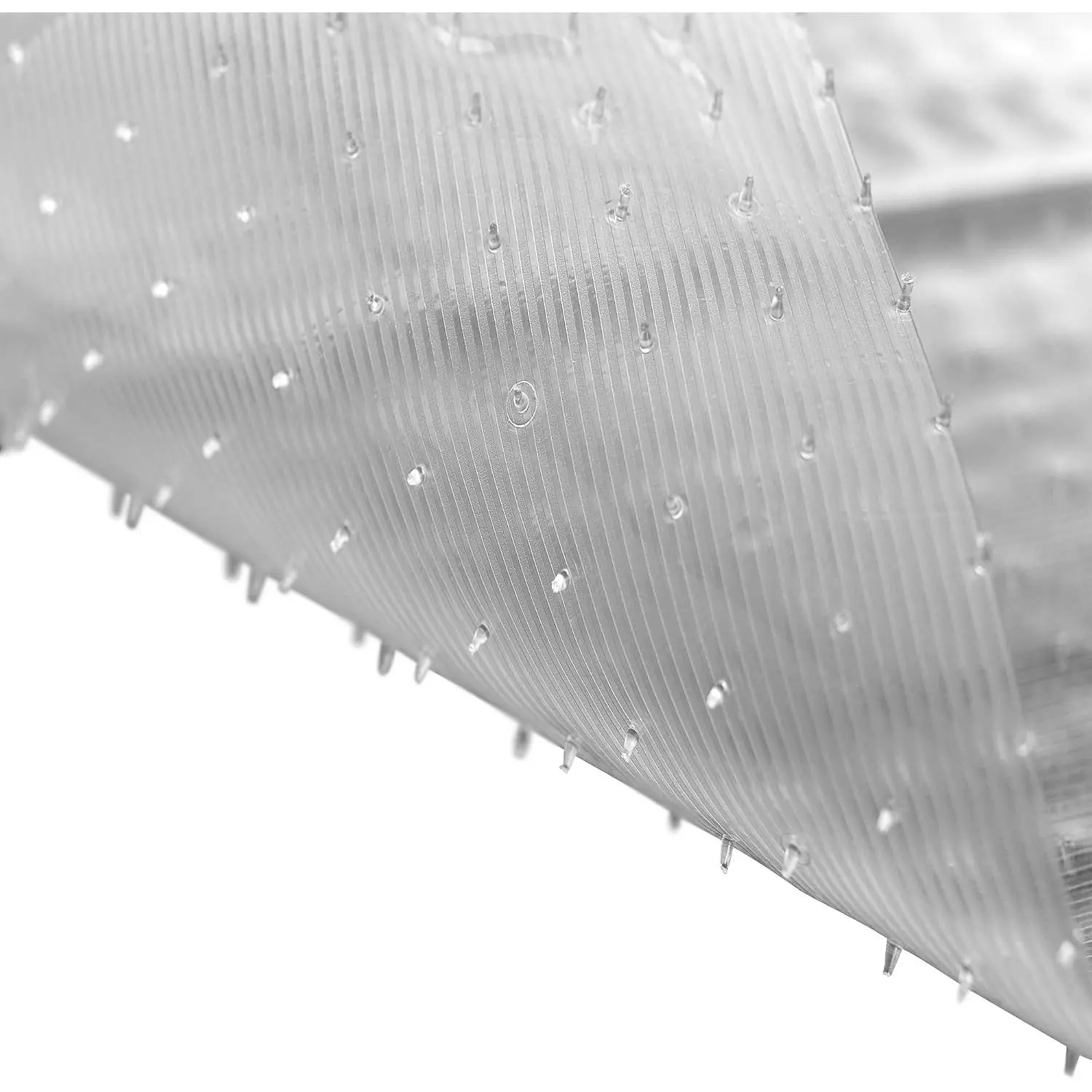 Low-Pile Carpet Runner - Non Slip Carpet & Rug Protection, Washable Clear Vinyl Floor Runners, 27 Inches Wide x 12 Feet Long, Made in The USA