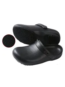 Non-Slip Work Clogs, Lightweight Waterproof Chef Shoes, Breathable Safety Footwear for Kitchen, Hospital, Outdoor Use