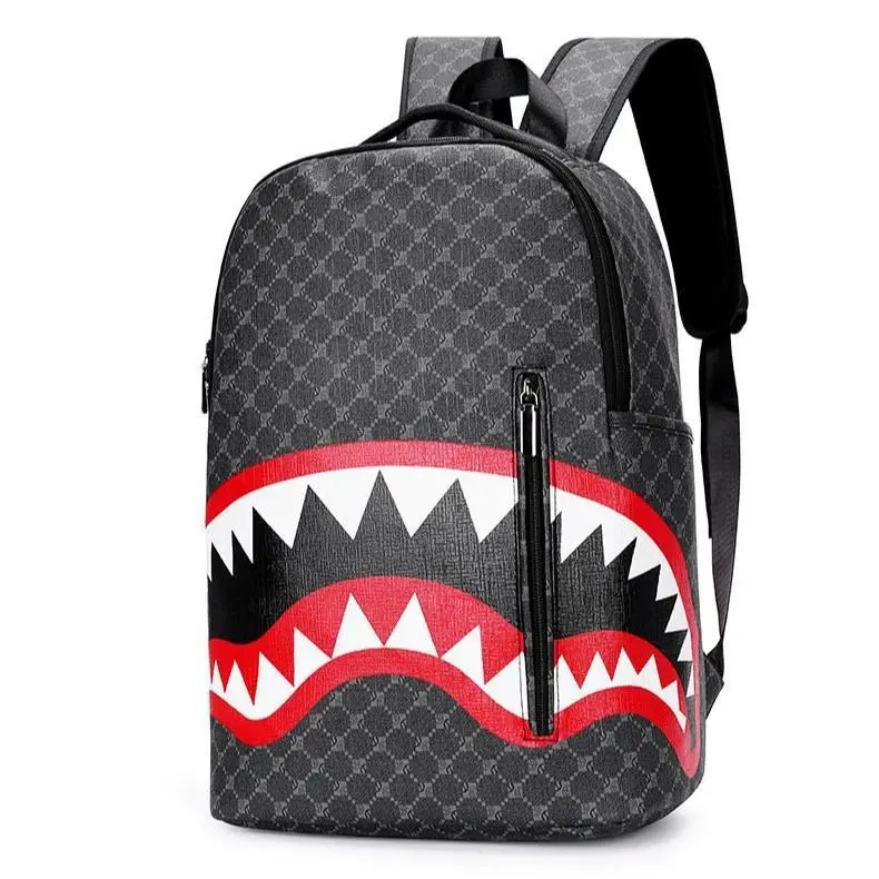 Men's 2026 New-Style Business-Casual PU Leather Backpack - Streetwear Stripes Design, Large-Cap Zipper Rucksack for Outdoor Sports Use