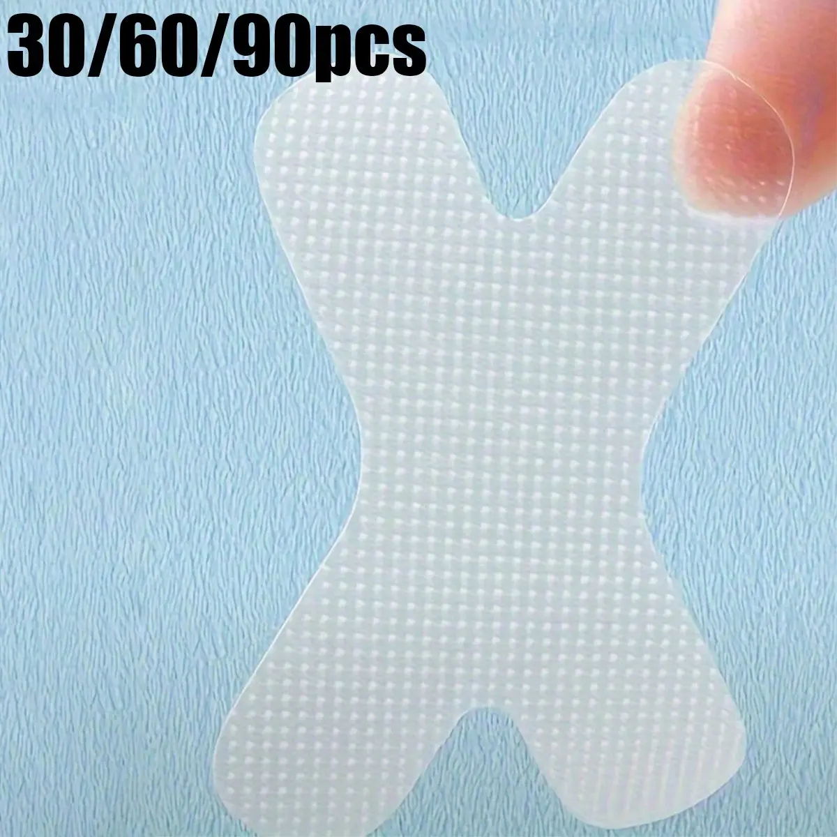 Low Allergy Transparent Adhesive Tape, 30/60/90 Pieces, Gentle Removal, Breathable, Comfortable, Suitable for Sports, K Tape for Knee, Pain-Free, Pe Material