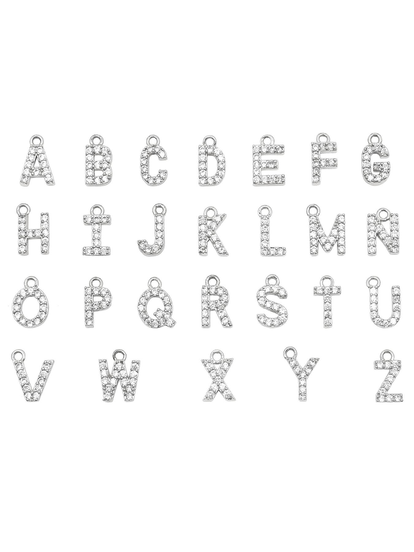 Classic Letter Pendant Necklace for Women, Stainless Steel Jewelry for Party, Daily Decor, Trendy All-match & Exquisite Jewelry for Gift without Box, Initial Letter Necklace