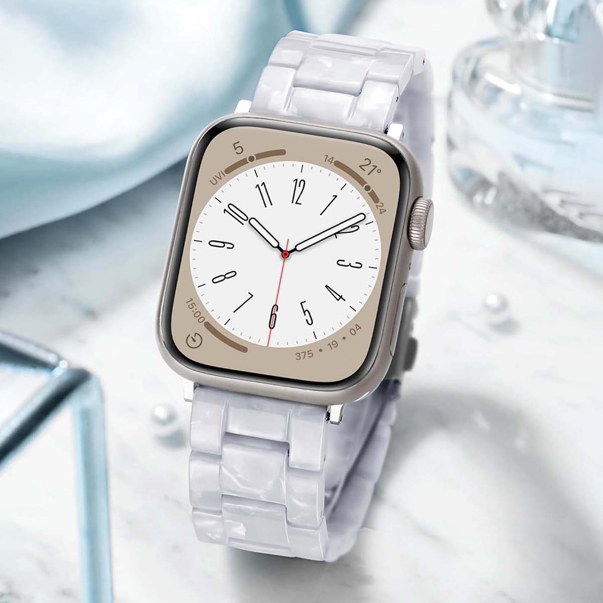 Fashionable Watch Band (Band Only), 1 Count Adjustable Lightweight Watch Band for Women & Men, Wearable Accessory Compatible with Apple Watch Ultra 3/2/1 and Series 10/SE/9/8/7/6/5/4/3/2/1, Smartwatch Watch, Smart Watch Straps, Smart Watch Accessories