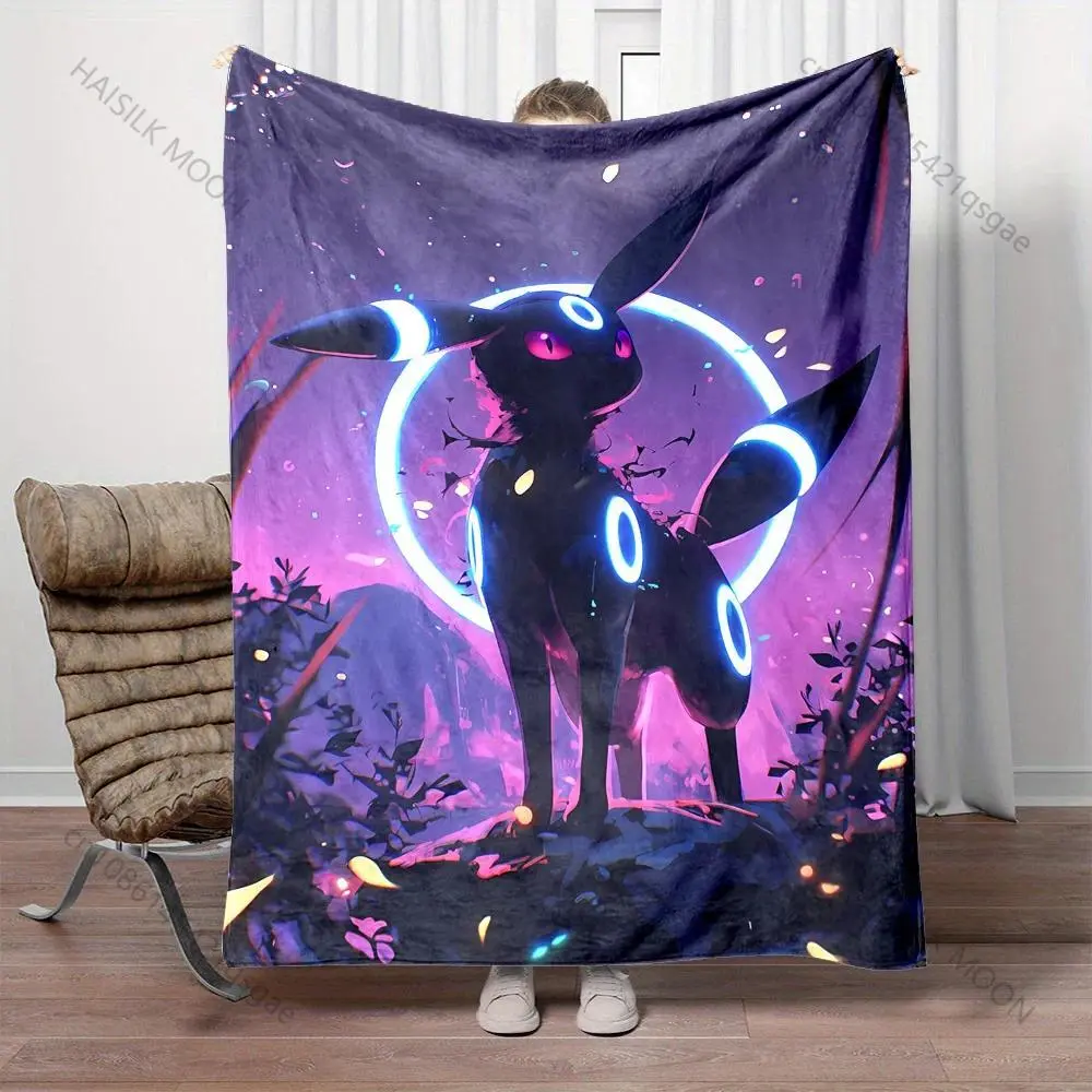 Pokemon Mew Fan Favorite Super Soft Warm Flannel Blanket Perfect for Travel Living Room Picnic Sofa Bedroom Holiday Gift
