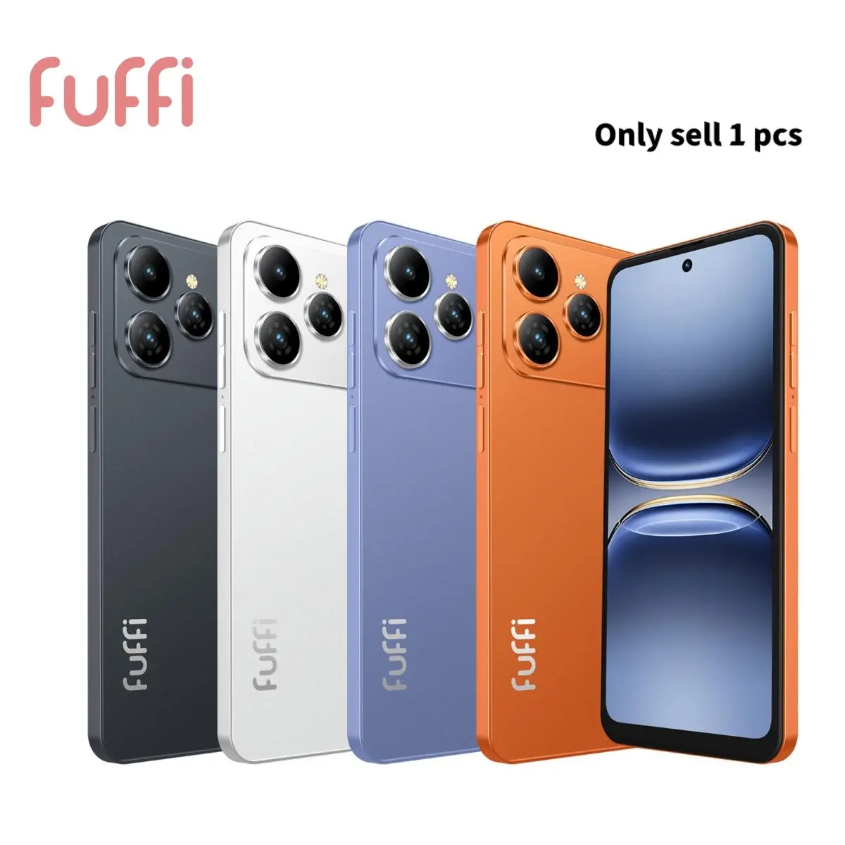 FUFFi-M17 PRO Smartphone, 6.56-inch HD Display, 3GB RAM + 32GB ROM, 3100mAh Battery, 2+2MP Camera, Dual SIM, Expandable Memory, Android 10.0, 4G Network, GPS